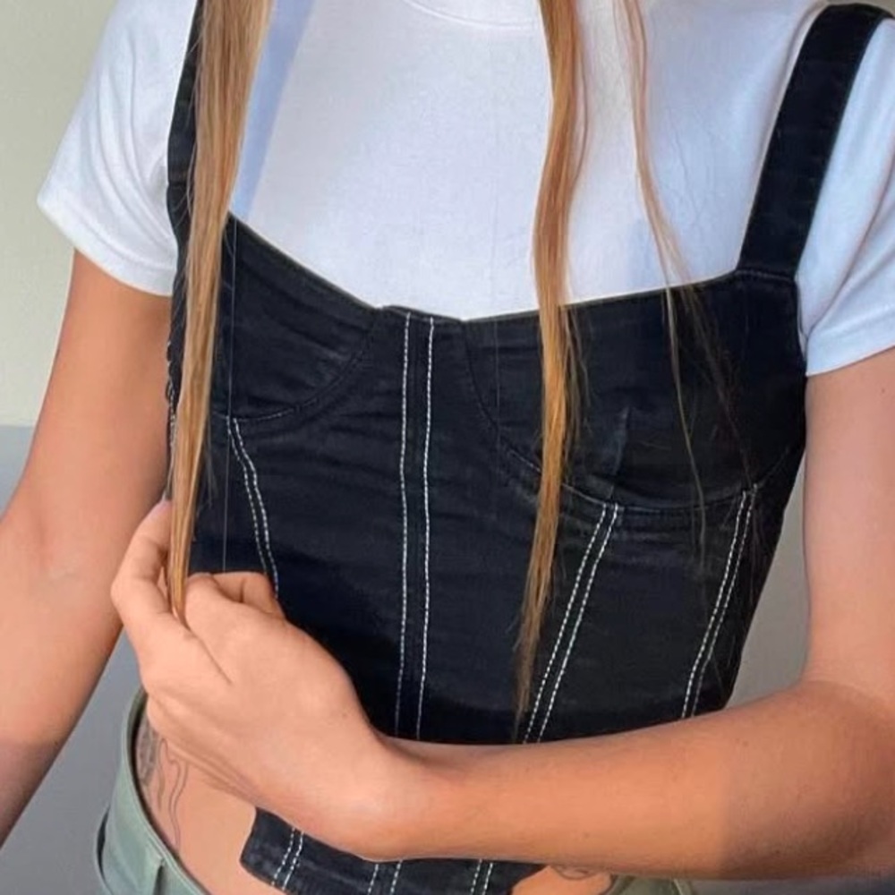 Zara Denim Corset